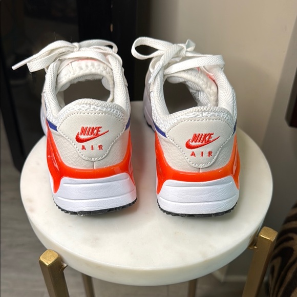 Nike Air Max White and Orange Sneakers - Picture 5 of 7